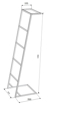 Полотенцедержатель 1Marka Grunge Loft 130х35Н (Ц0000012508)