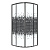 Душевое ограждение Niagara Eco NG-1007-14BLACK (90х90х190) четверть круга,раздвижное,черный,стекло мозаика,1 место (NG-1007-14BLACK)