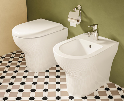 Приставной унитаз Vitra Zentrum, цвет белый (5788B003-0075)