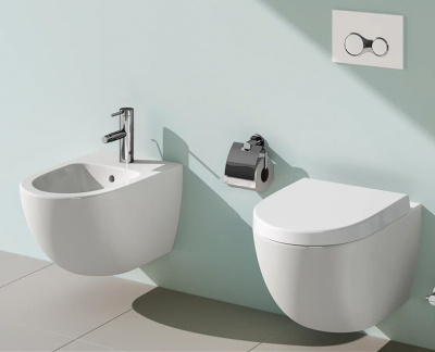 Sento Биде подвесное, цвет белый (4338B003-1046)