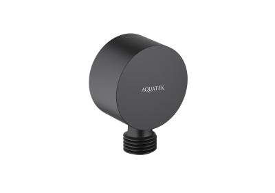 Шланговое подсоединение AQUATEK, матовый черный (AQ2457MB)