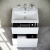 AM.PM GEM, База под раковину, напольная, 60 см, 2 ящика push-to-open, цвет: белый, глянец (M90FSX06022WG32)