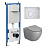 Комплект 3 в 1: инсталляция 900.K31.01.000+клавиша 700.K31.05.01M.01M белый матовый+унитаз GR-4411SQ (97.4411SQ.05.01M)