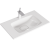 Подвесная тумба Aqwella Accent с двумя ящиками в белом цвете с умывальником из литьевого мрамора (ACC0175W)
