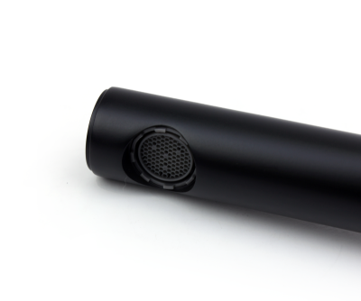 Смеситель низкий AVANTGARDE черный/ розовое золото (2010MH)