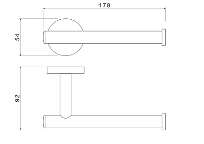 Бумагодержатель AQUATEK ОБЕРОН (AQ4208CR)