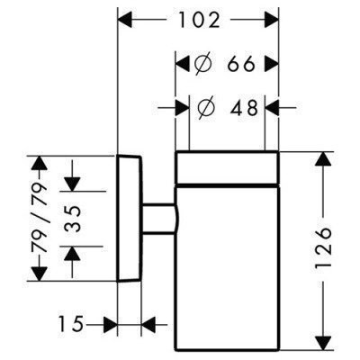 Держатель для зубных щеток Hansgrohe - PuraVida (41504000) Держатель для зубных щеток Hansgrohe - PuraVida (41504000)