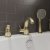 Смеситель на борт ванны на 3 отверстия с керамическим дивертором, бронза, Oldie, IDDIS (OLDBR30i07)