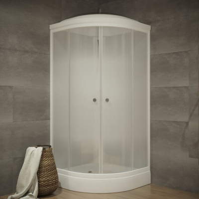 Душевая кабина Тритон Лайт 100*100 А 1/4 круга, низ. подд., Градиент, Белый, ДН4 (7 мест+сифон D90мм) (Щ0000039805) Душевая кабина Тритон Лайт 100*100 А 1/4 круга, низ. подд., Градиент, Белый, ДН4 (7 мест+сифон D90мм) (Щ0000039805)