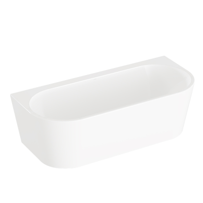 Ванна Vitra Geo 180х80 приставная+ножки+скрытый сифон (65420006000)