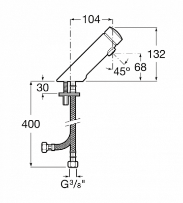 Смеситель для раковины Roca - Avant (5A3279C00)