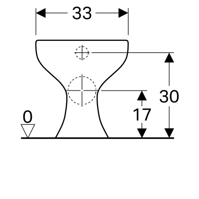 Унитаз напольный для детей Geberit Bambini (211500000)