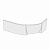 Передняя панель для ванны  Asymmetric 150 R (Ravak)