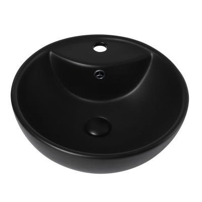 Раковина накладная ABBER Bequem черная матовая (AC2101MB)