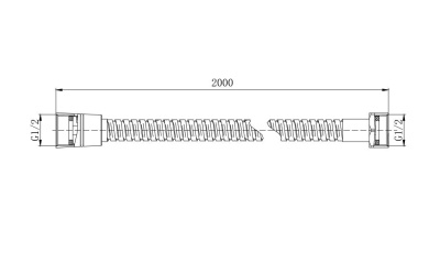 Шланг для душа 200см AQUATEK (AQ2102CR)