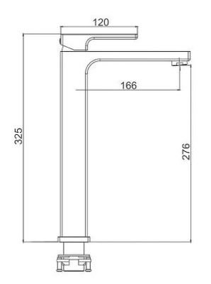 Gappo смеситель для раковины высокий (G1018-2)