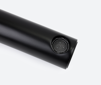 Смеситель настенный AVANTGARDE черный/ розовое золото (2021MH)