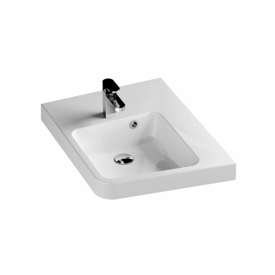 Умывальник Ravak BE HAPPY II правый белый с переливом (XJAP1100001) Умывальник Ravak BE HAPPY II правый белый с переливом (XJAP1100001)