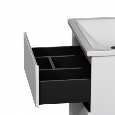 AM.PM X-Joy, База под раковину, подвесная, 65 см, 2 ящика, белый глянец (M85AFHX0652WG)