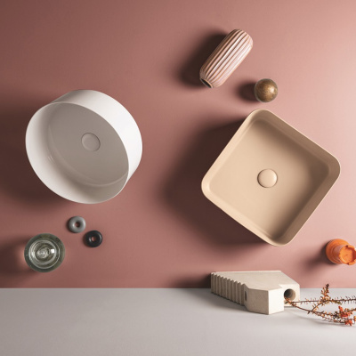 Раковина накладная AXA Mate круглая 400х400хh150мм (7820001)