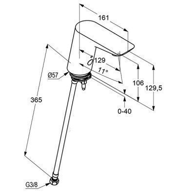 Смеситель для раковины Kludi - BALANCE (5210505) Смеситель для раковины Kludi - BALANCE (5210505)