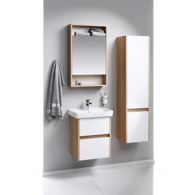 Зеркальный шкаф Aqwella City 50см (SIT0405DB)