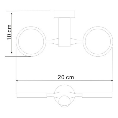 Donau C177 Держатель двойной (C177) Donau C177 Держатель двойной (C177)