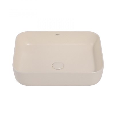 Раковина накладная ABBER Rechteck светло-бежевая матовая (AC2202MBE)