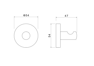 Крючок AQUATEK ОБЕРОН (AQ4201CR)
