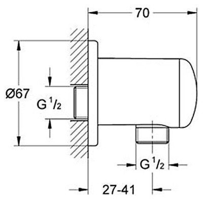 Шланговое соединение Grohe - Relexa plus (28671000)