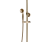 Комплект для ванной и душа Bronze de Luxe двухручковый короткий (10см) излив, лейка двойной цветок (10121DF)