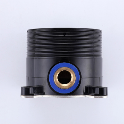 Смеситель ABBER Wasserfall напольный, черный матовый (AF8615B)