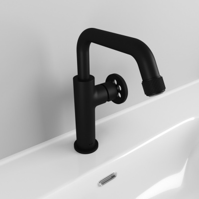 Смеситель для умывальника, черный, Grange, IDDIS (GRABLR0i01)