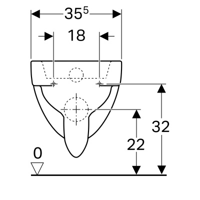 Унитаз подвесной Geberit Renova (203140000)