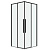 Душ.ограждение 300.K33.01.7070.21.00 Galaxy (70*70*195) черный матовый, стекло прозрачное, 2 места (300.K33.01.7070.21.00)