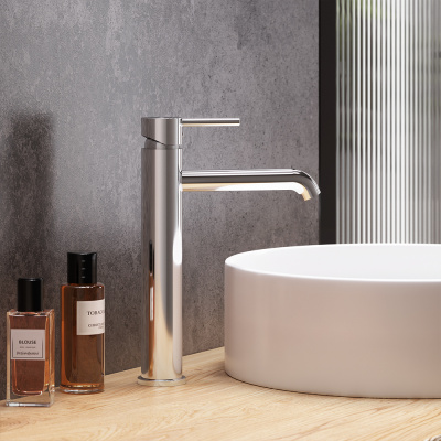 Смеситель для раковины высокий Damixa Scandinavian Pure, хром (360250000)