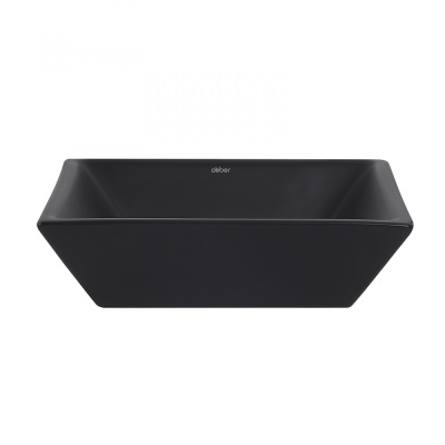 Раковина накладная ABBER Rechteck черная матовая (AC2214MB)