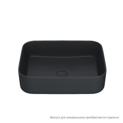 Чёрный матовый умывальник накладной, Bridge, IDDIS (BRIBM05i27)
