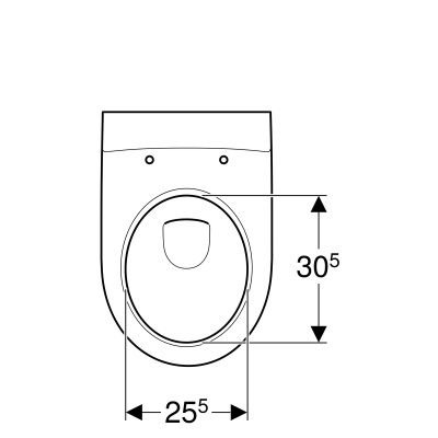 Унитаз подвесной безободковый Geberit iCon (204060000)