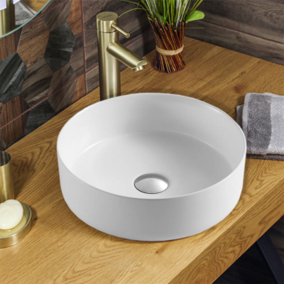 Раковина накладная Calypso круглая 410x410x140мм (CS3205)