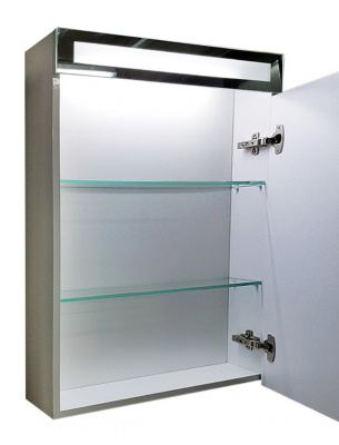 Шкаф зеркальный Dreja - Uni 70, 2 двери (40/30), подсветка с выключателем (99.9002)