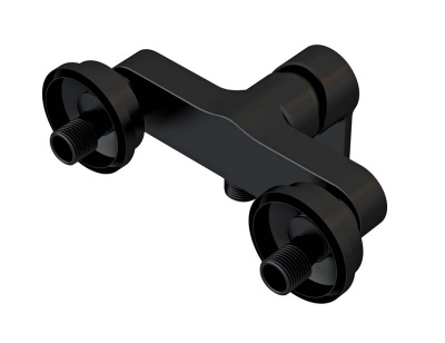 Смеситель CERSANIT BRASKO BLACK для душа (63109)