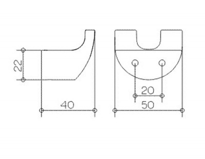 Крючок Keuco Elegance New (11613010000) Крючок Keuco Elegance New (11613010000)