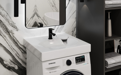 Умывальник ESSE 59,5x61,3х9 (X F 600/6)