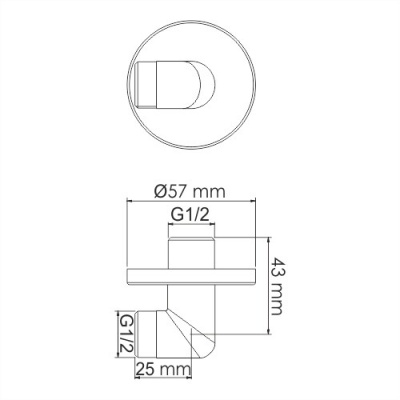 A134 Подключение шланга (A134)