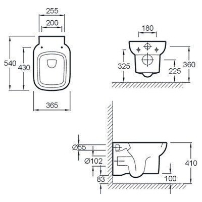 Унитаз подвесной Jacob Delafon - Replay (E4833-00) Унитаз подвесной Jacob Delafon - Replay (E4833-00)