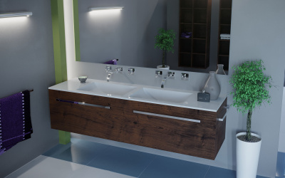 Умывальник ESSE от 130x45х17 (D F 600/4)