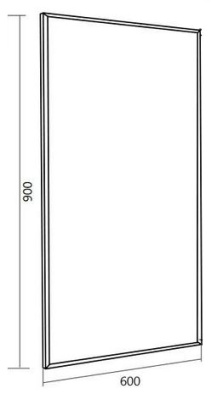 Зеркало 1Marka Cube 60 (У83243)