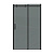 Дверь в нишу 100.K33.04.120.21.10 Classic (120*195) черный матовый, стекло тонированное, 1 место (100.K33.04.120.21.10)