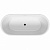 Ванна акриловая RIHO INSPIRE 180 VELVET - Белый MATT/ Черный MATT  180x80x60 (BD0222000000000)